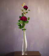 purple rose flower branch 30'' china 876-39