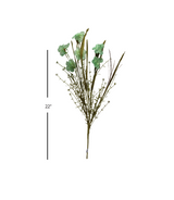 dry flower bunch light green 22'' china 876-18