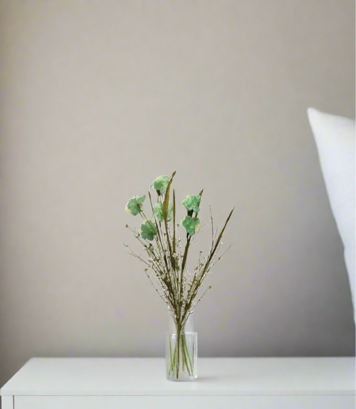 dry flower bunch light green 22'' china 876-18