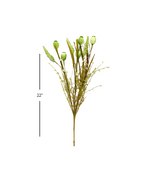 dry flower bunch bloom light green 22'' china 876-17