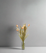 dry flower bunch bloom peach pink 22'' china 876-17