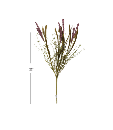 dry flower sitta bunch purple 22'' china 875-15