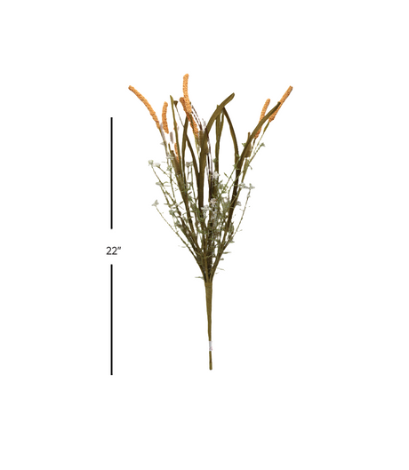dry flower sitta bunch peach 22'' china 875-15