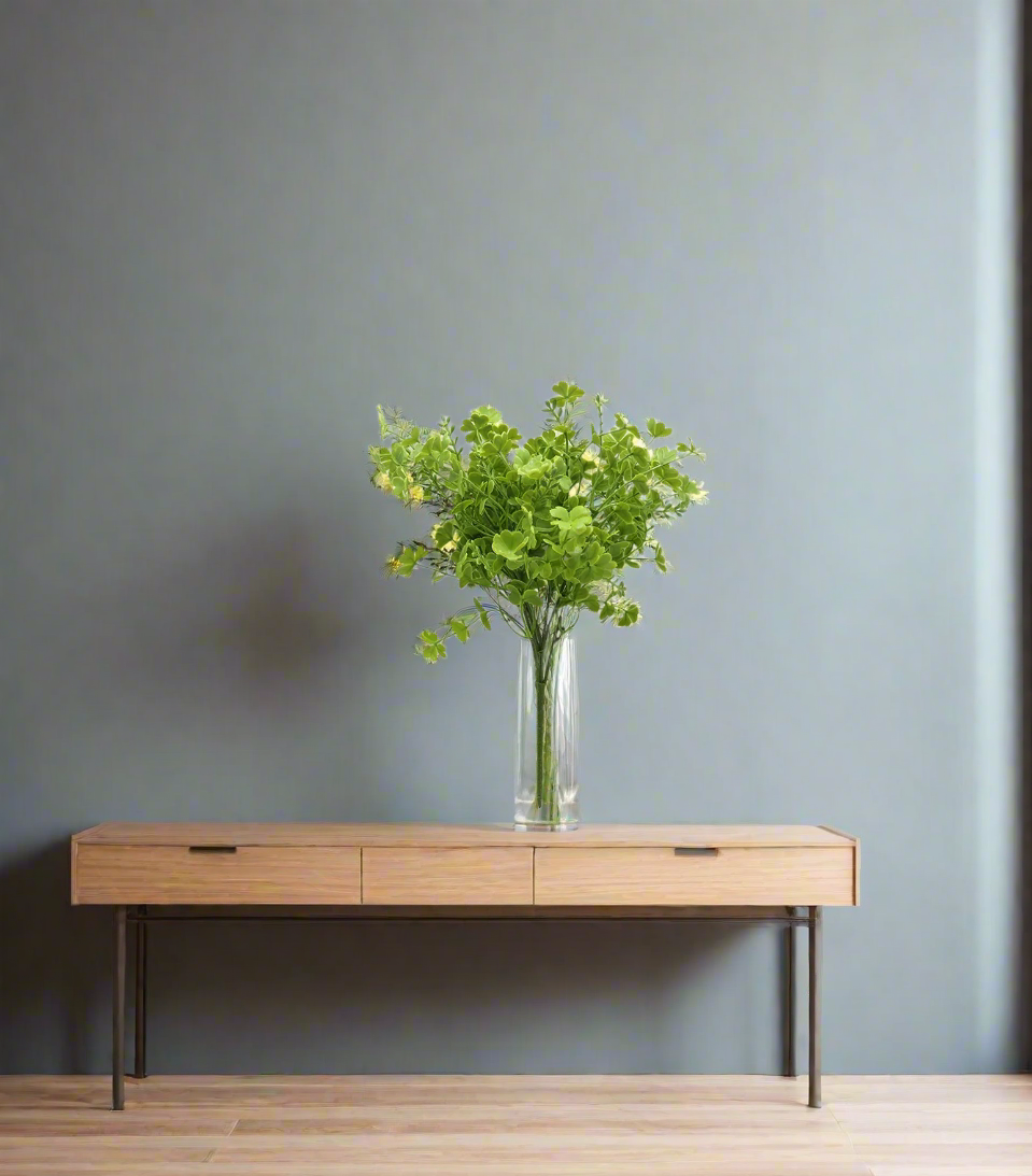 light green leaves bunch 14'' china 875-6