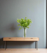 light green leaves bunch 14'' china 875-6