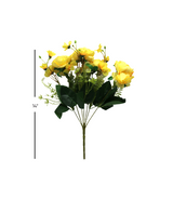 flower bunch yellow color 14'' china 876-48