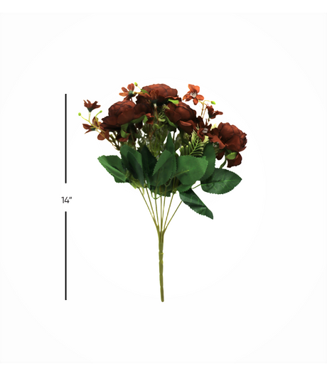 flower bunch brown color 14'' china 876-48