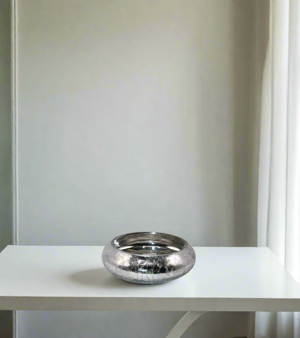 cracker bowl silver 2"x4" china d220