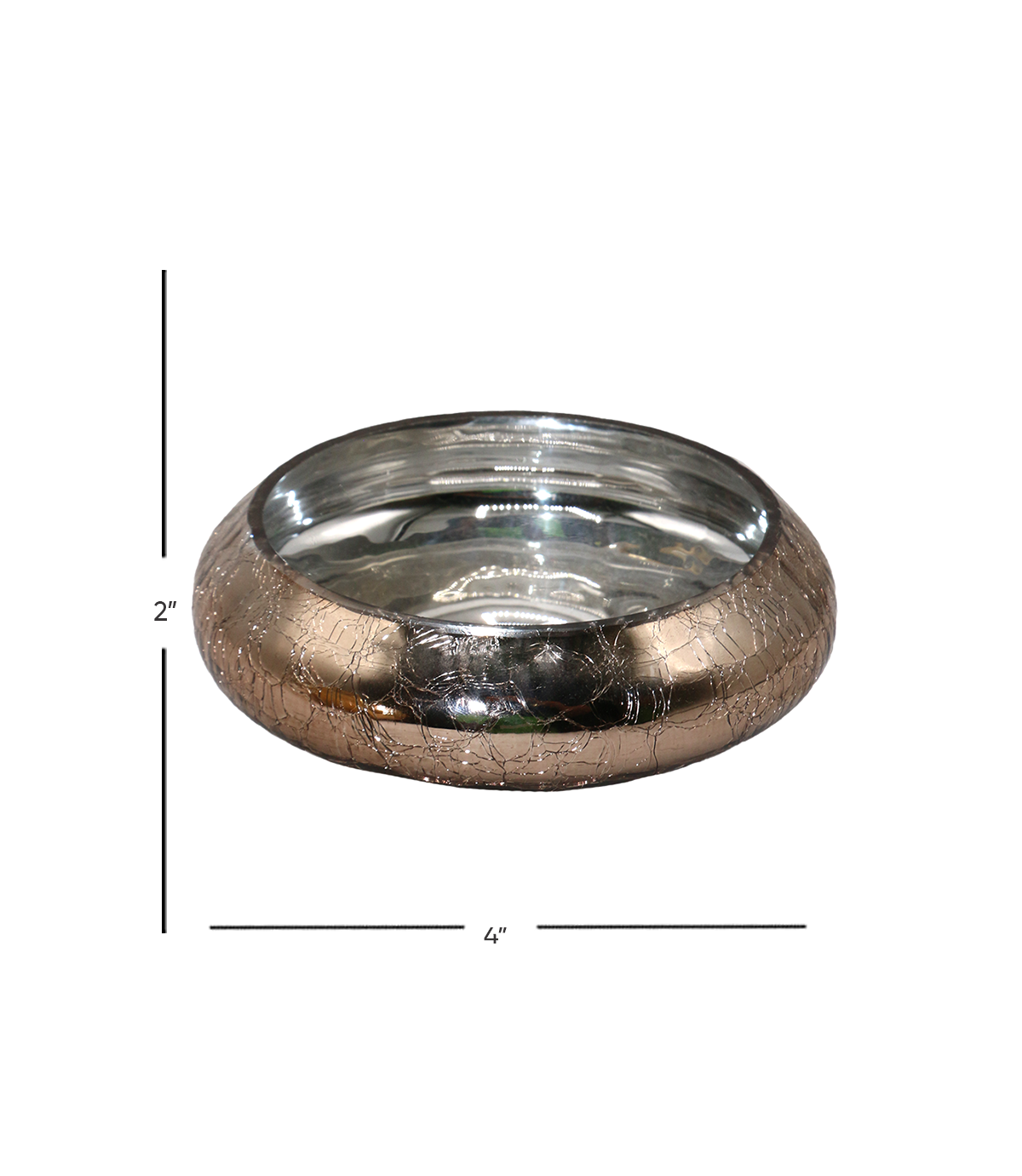 cracker bowl copper 2"x4" china d220