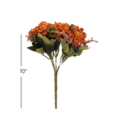 peach blossom flower bunch 10"china d284