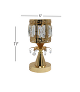 fancy touch lamp moti 11"x5" china d998