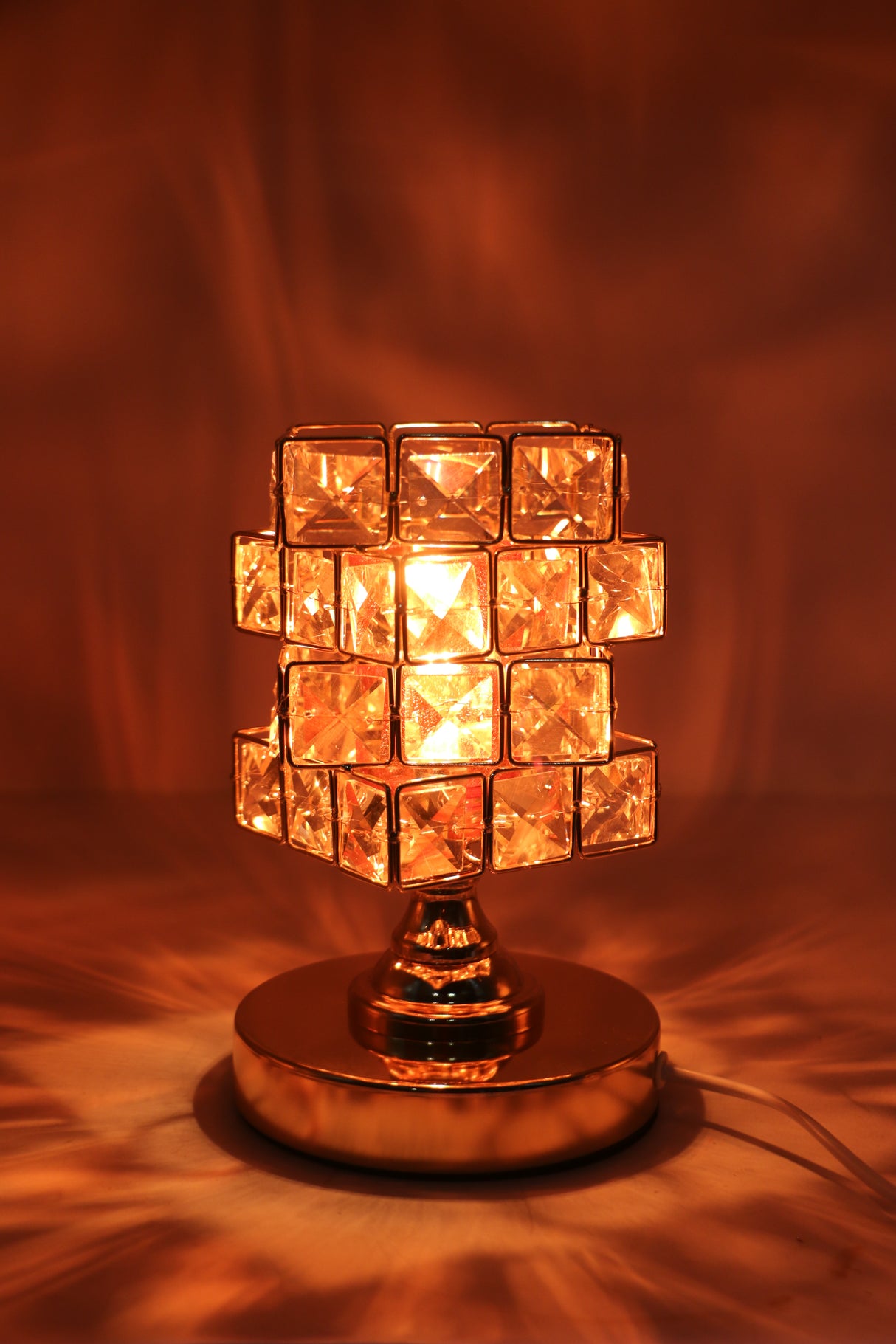 fancy touch table lamp moti 7.5"x4.5" china d999