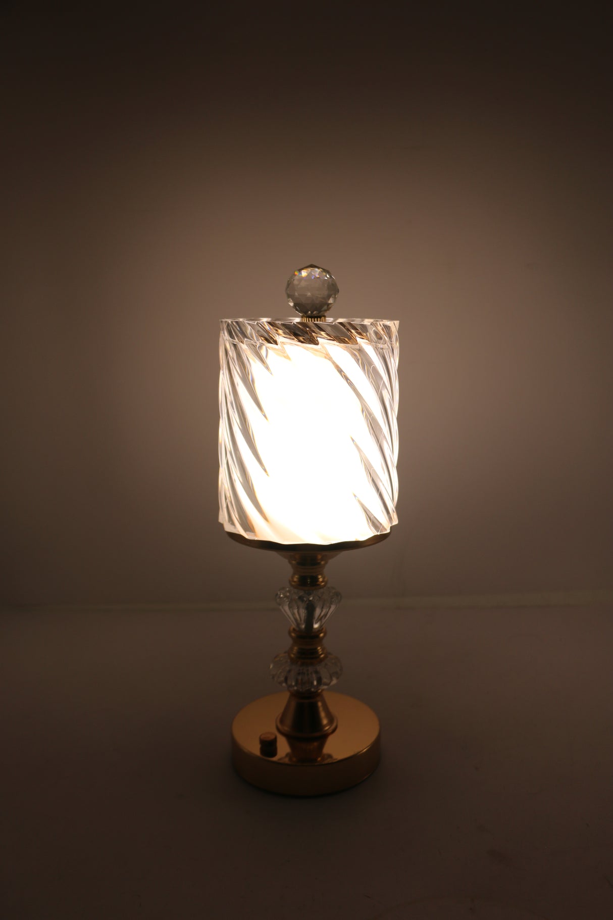 fancy table lamp touch 12"x4" china d006