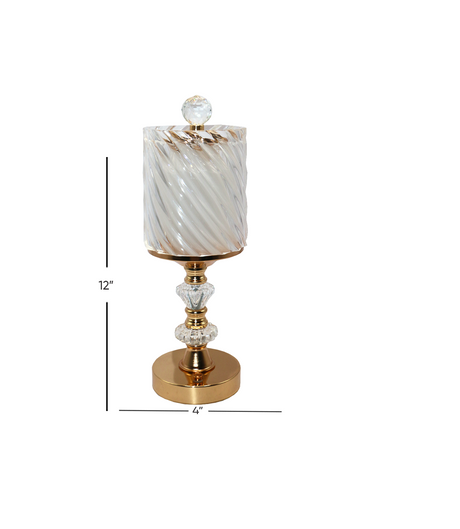 fancy table lamp touch 12"x4" china d006