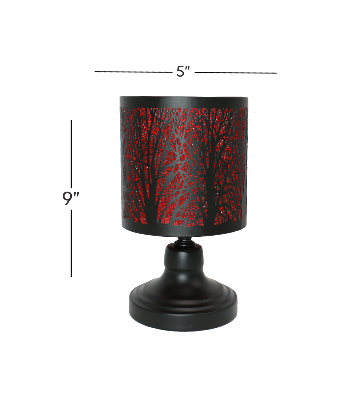 table lamp touch black 9"x5" china d011