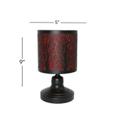 table lamp touch black 9"x5" china d011