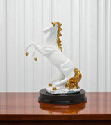 statue horse white china