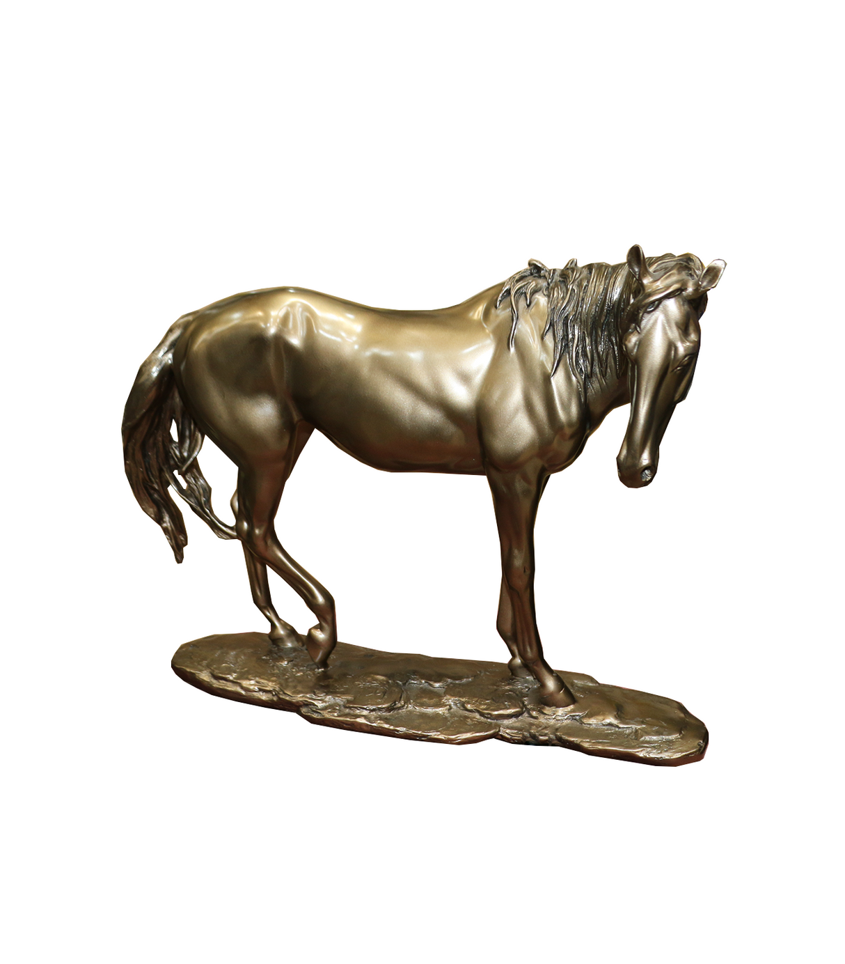 statue horse golden china 514