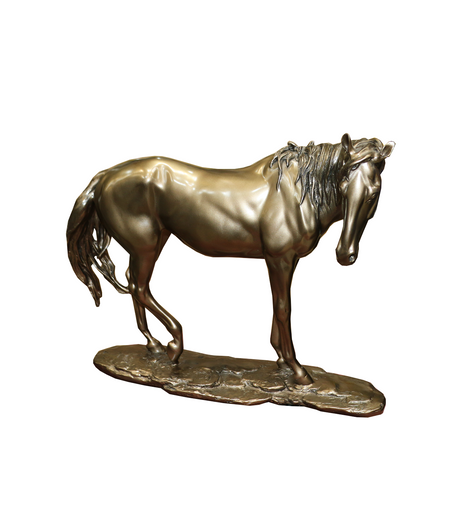 statue horse golden china 514