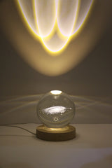 globe led crystal galaxy world 3d