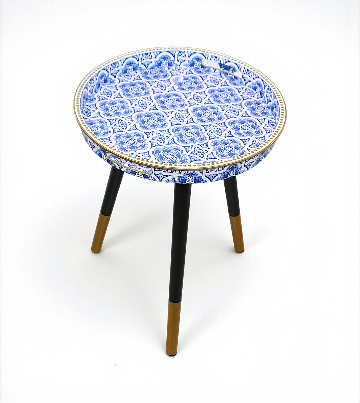 decoration table round fancy china 19.5x15.5