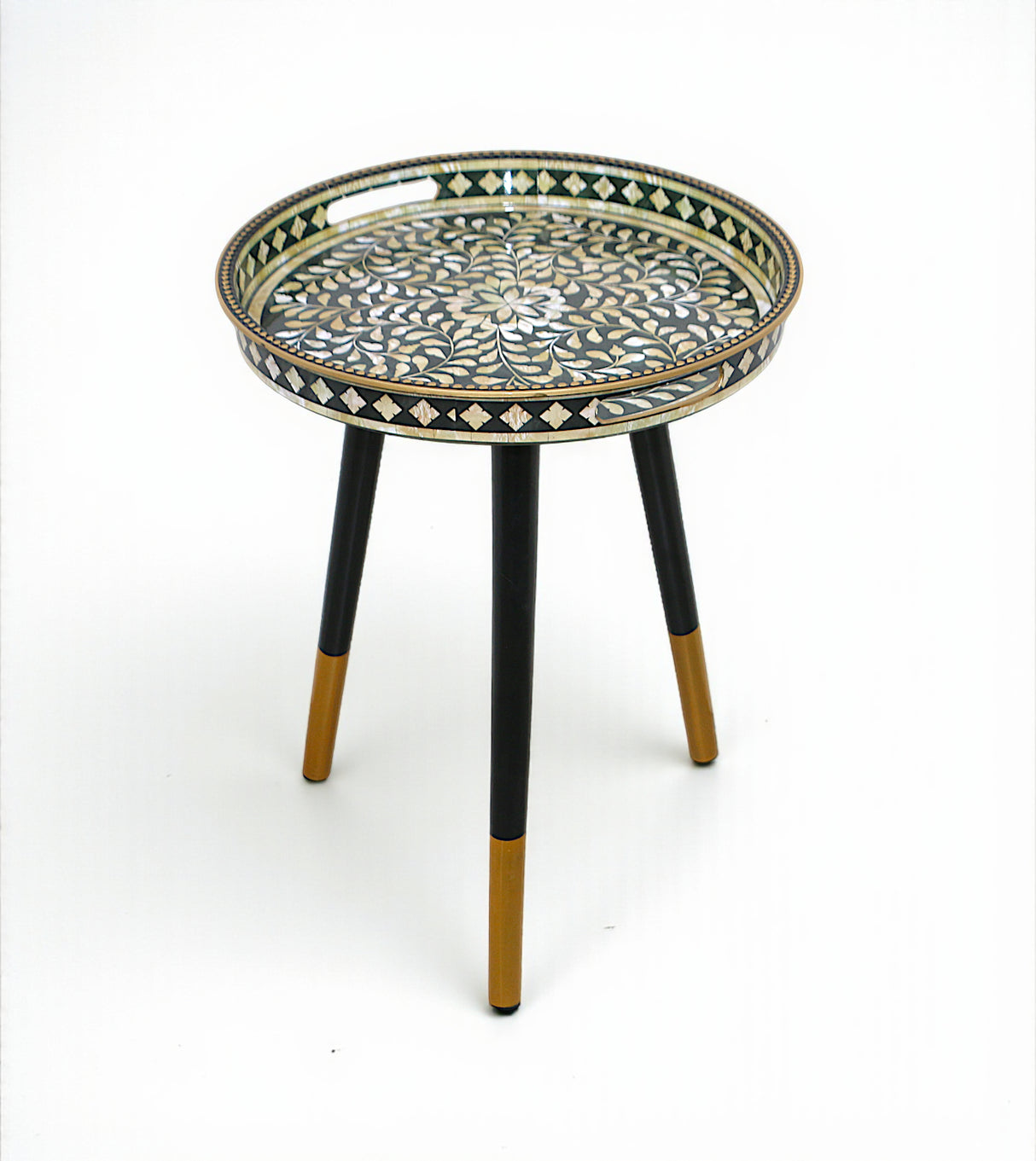 decoration table round fancy china 19.5x15.5