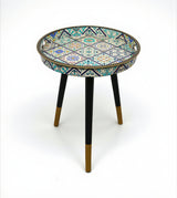 decoration table round fancy china 19.5x15.5