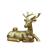 statue deer golden decorative 1190 6.5x8.5