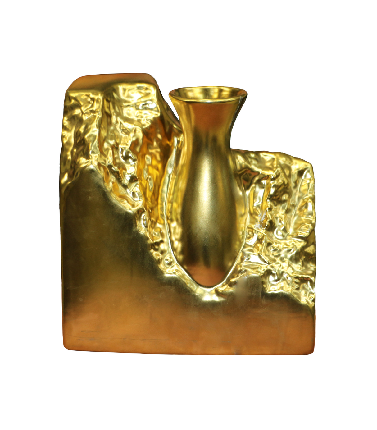 ceramic golden vase china