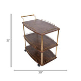 tea trolley 3 tier state 30"x31"