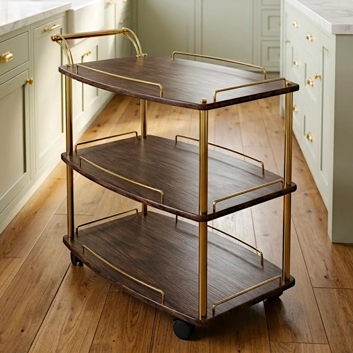 tea trolley 3 tier state 30"x31"