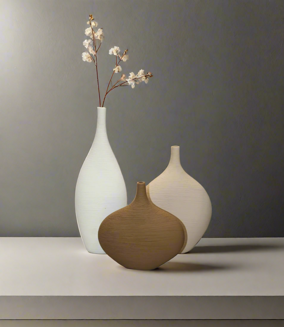 japanese look vase 3pc china 1714-3
