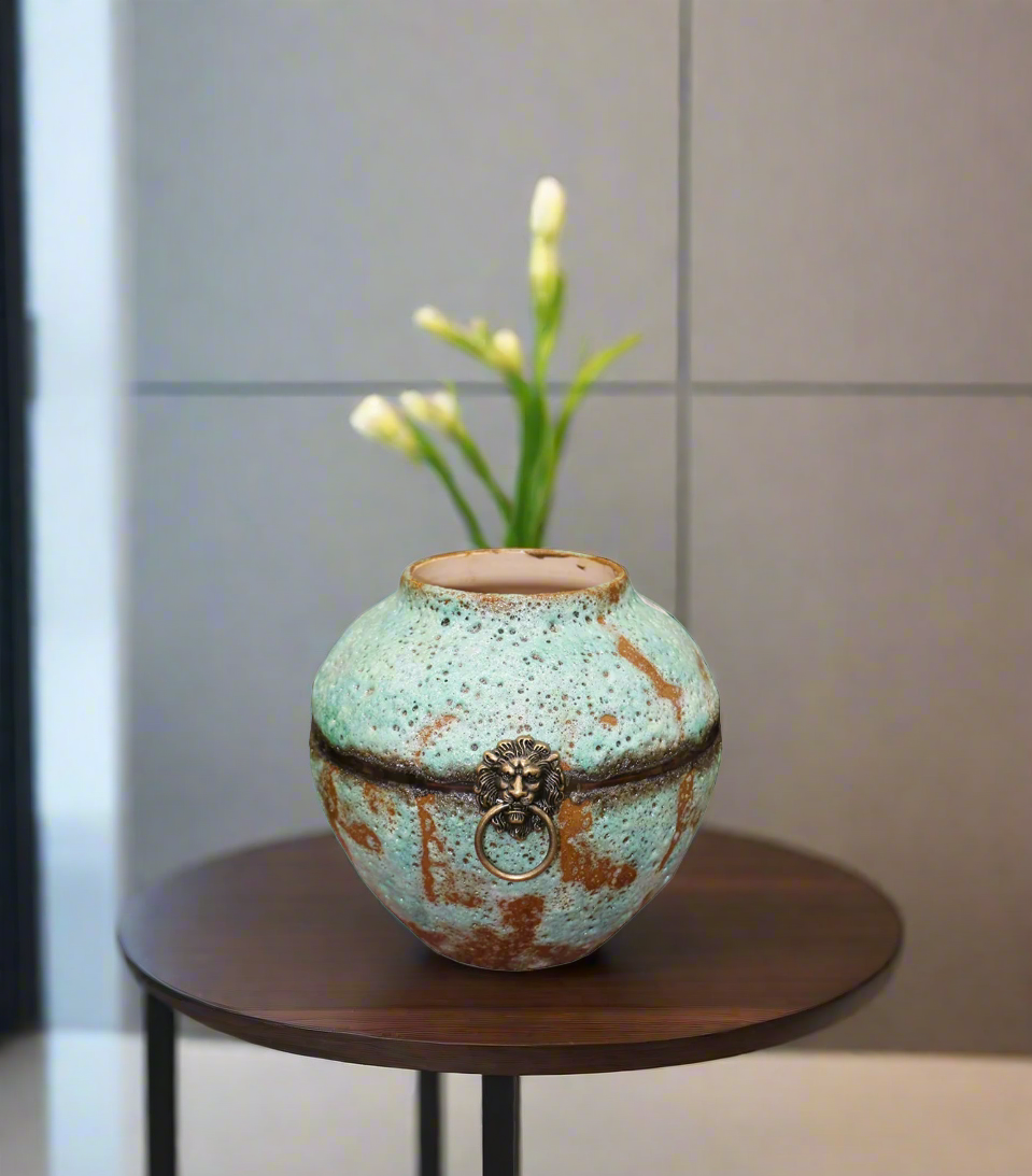 antique look ceramic vase china 1720-3