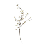 flower branch faux white 36'' china