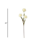 flower branch dahlia white 45'' china