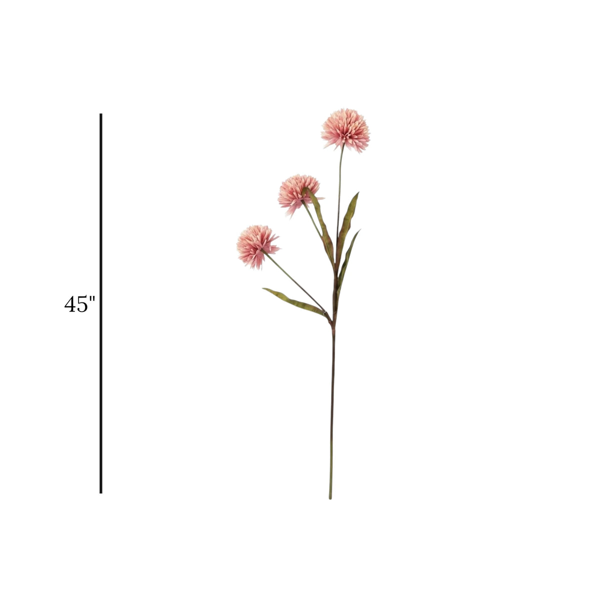 flower branch dahlia pink 45'' china