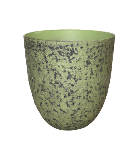 fiber planter green china 975-3