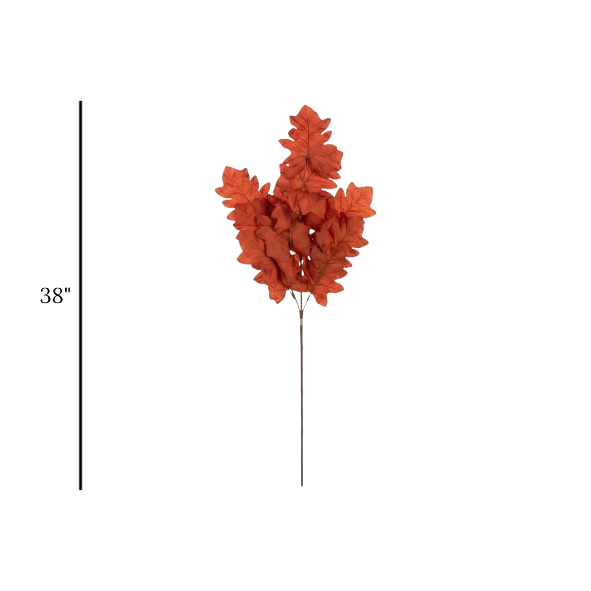 branch paper leaf orange 38'' china