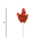 branch paper leaf orange 38'' china