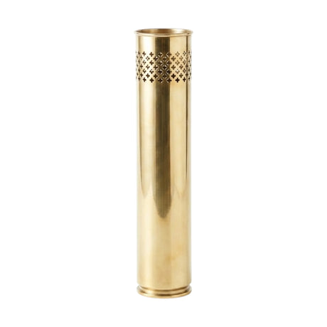 metal vase golden net small