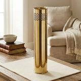 metal vase golden net small