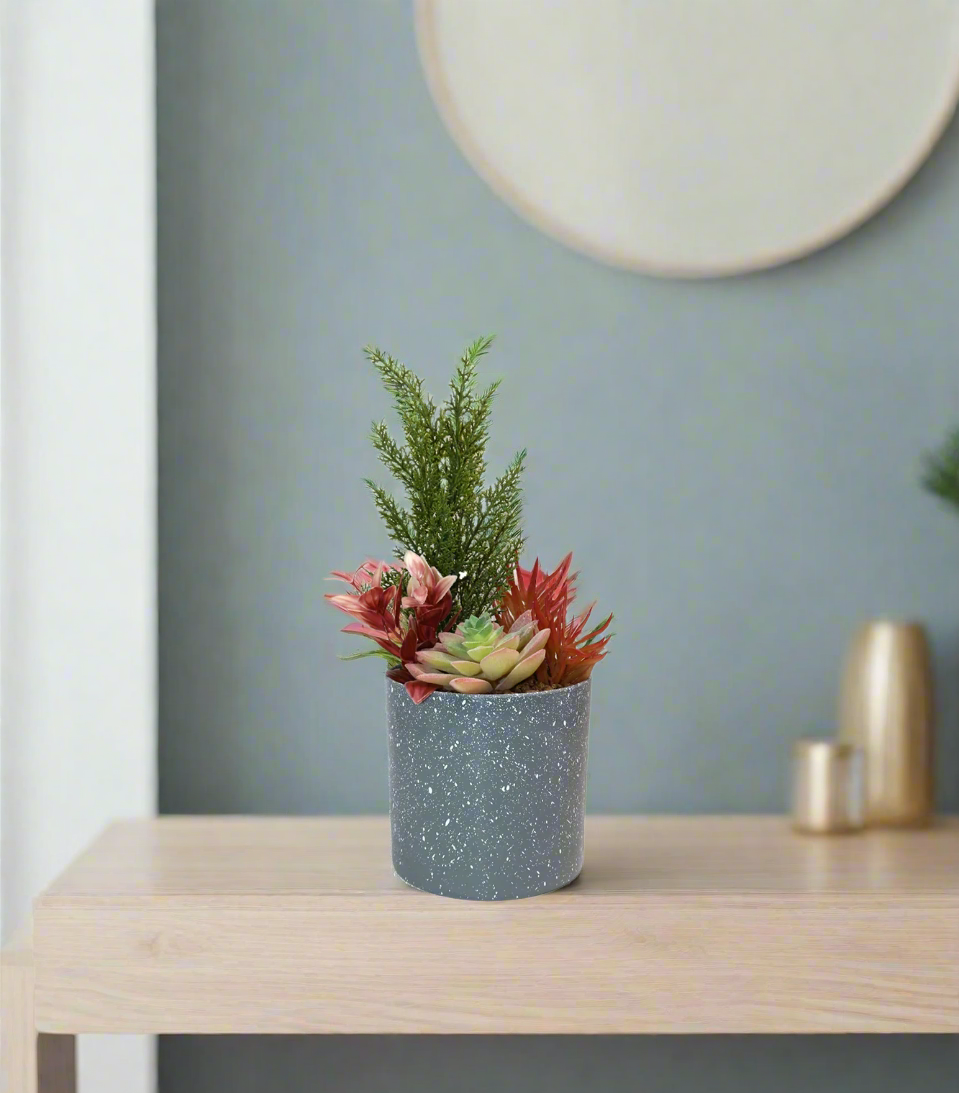 arrangements with plastic pot china