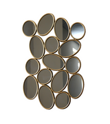 wall mirror golden china 6193