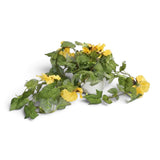 flower creeper with plastic hanging pot yellow 21"x4.5" china