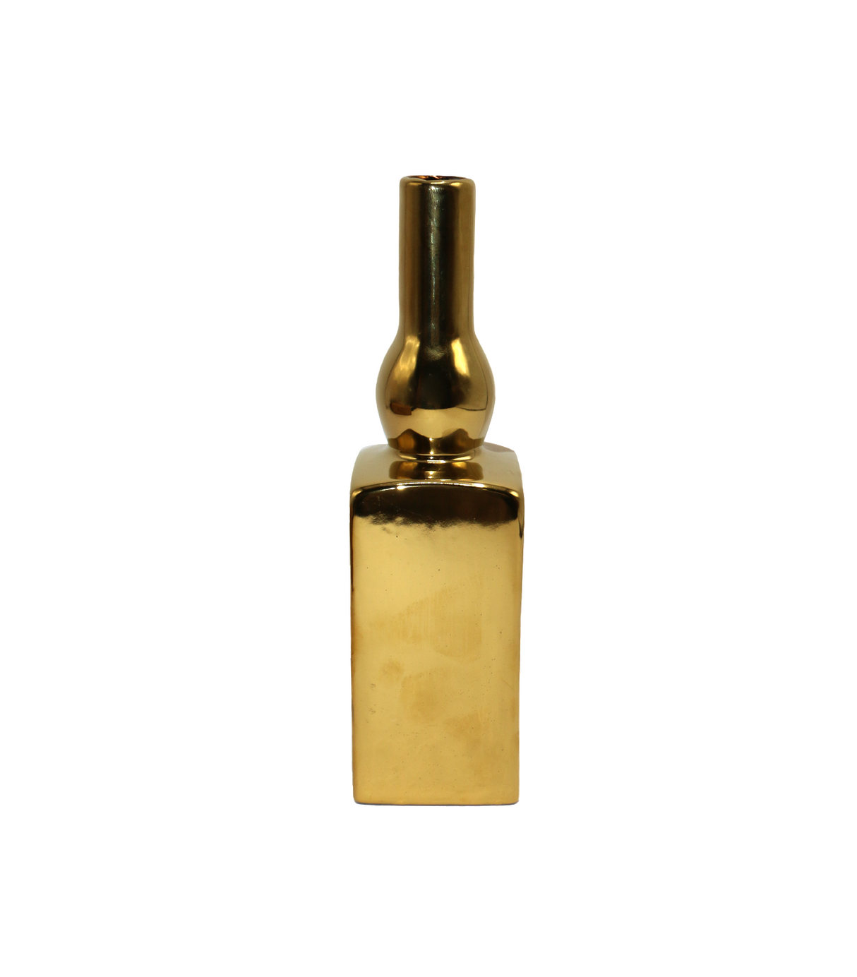 ceramic vase 1pc golden china 40015