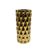 ceramic vase 1pc golden china 346