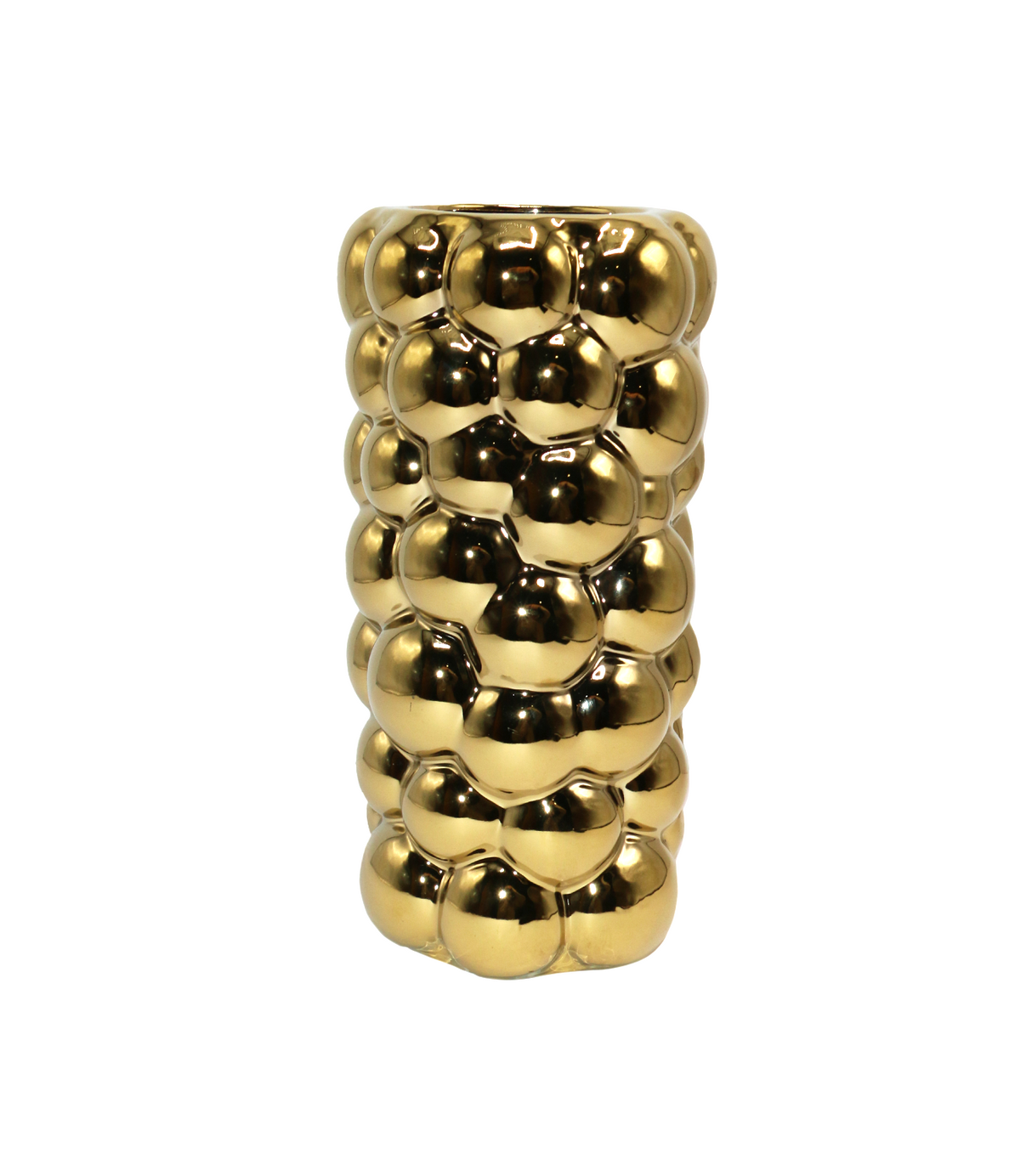 ceramic vase 1pc golden china 337