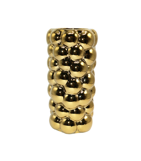 ceramic vase 1pc golden china 337