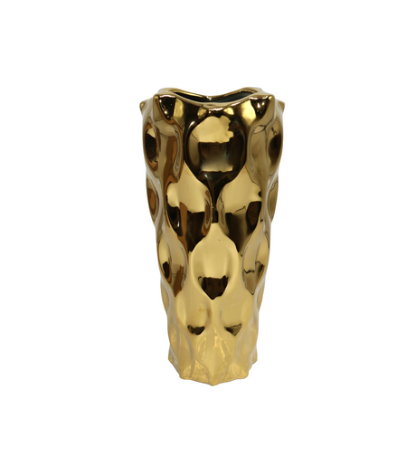 ceramic vase 1pc golden china 347