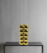 ceramic vase 1pc golden china 340